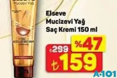 ELSEVE MUCİZEVİ YAĞ SAÇ KREMİ 150 ML fiyat ve kampanya bilgisi